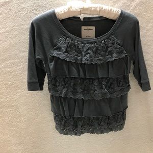 Abercrombie Fitch 3/4 sleeve top